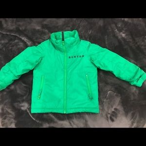 Burton amped snowboarding jacket size 3T EUC